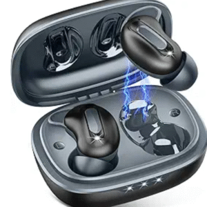 Sleep Earbuds, Mini ANC Wireless Bluetooth 5.4, Deep Bass, 48H Playtime, ENC Mics, IP7 Waterproof, In-Ear for Side Sleepers