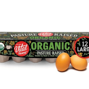 Vital Farms Organic Large Brown Eggs, Pasture-Raised, 12 Count