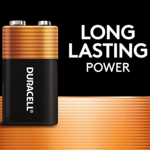 Duracell Coppertop 9V Batteries, 6-Pack – Long-Lasting Alkaline for Household & Office Devices