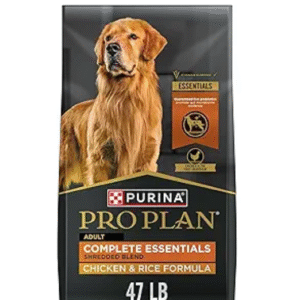 Purina Pro Plan Shredded Blend Chicken & Rice Dry Dog Food with Probiotics, 47 lb Bag