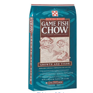 Purina Game Fish Chow Floating Pond Fish Diet, 50 lb Bag