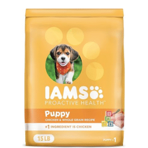 IAMS Proactive Health Puppy Food with Real Chicken, 15 lb. Bag