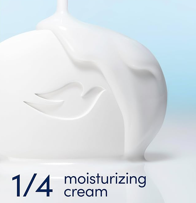 Dove Sensitive Skin Beauty Bar, Fragrance-Free, Hypoallergenic, 8 Bars (3.75 oz each) - Image 3