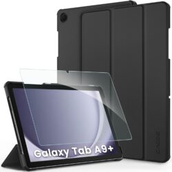 CACOE :Case for Samsung Galaxy Tab A9+ 11" (2025) – Slim Foldable Stand with Screen Protector