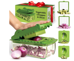 Fullstar: x OTOTO Croc Chop Vegetable Chopper & Slicer – Multifunctional Food Chopper & Onion Cutter