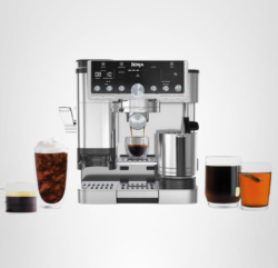 Ninja: Luxe Café Pro Series Espresso & Coffee Machine with Grinder & Hands-Free Frother, ES701