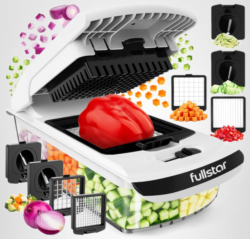 Fullstar: Original Pro Vegetable Chopper & Spiralizer with Container, Fruit Slicer & Kitchen Gadget