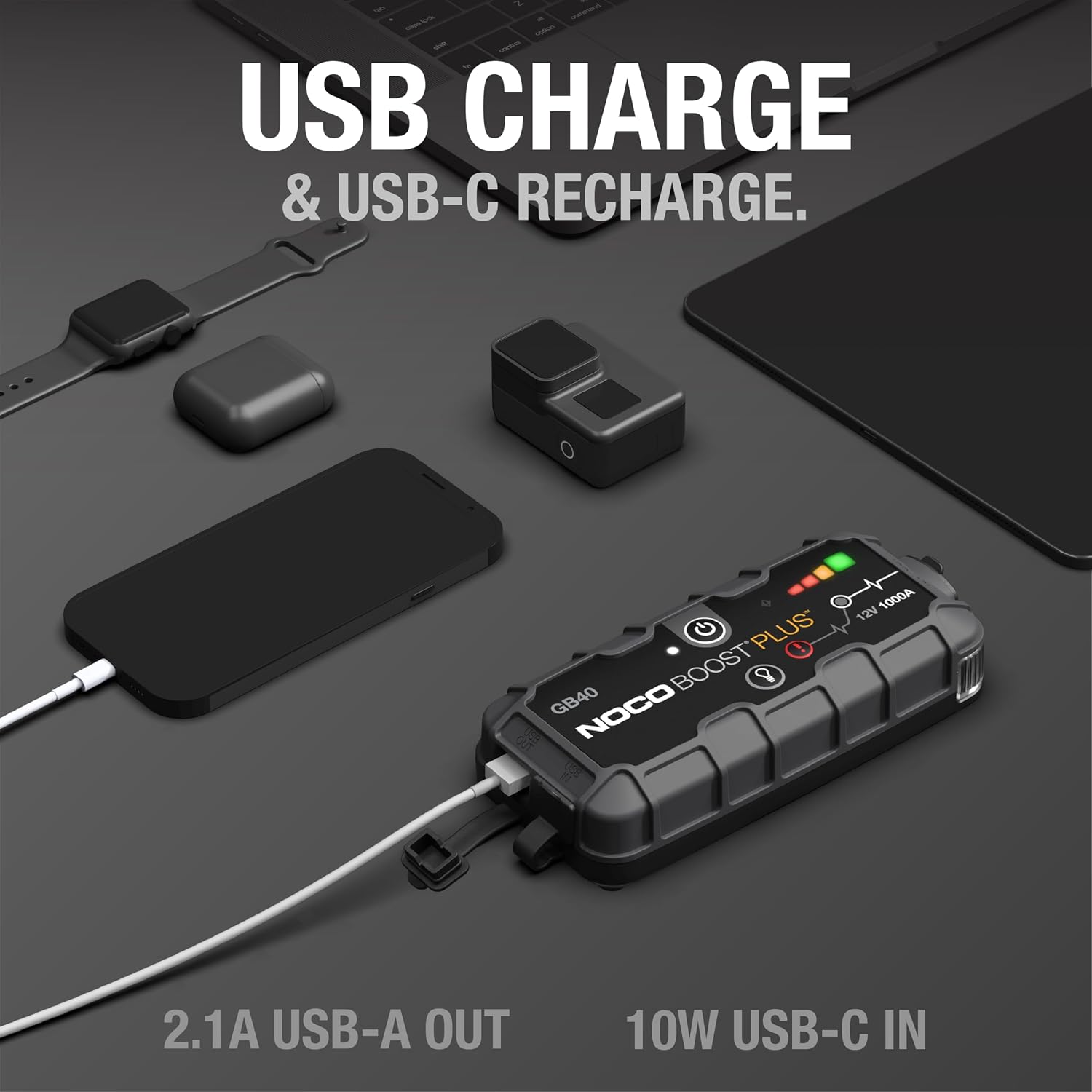 NOCO Boost GB40 12V 1000A UltraSafe Portable Lithium Jump Starter - Image 4