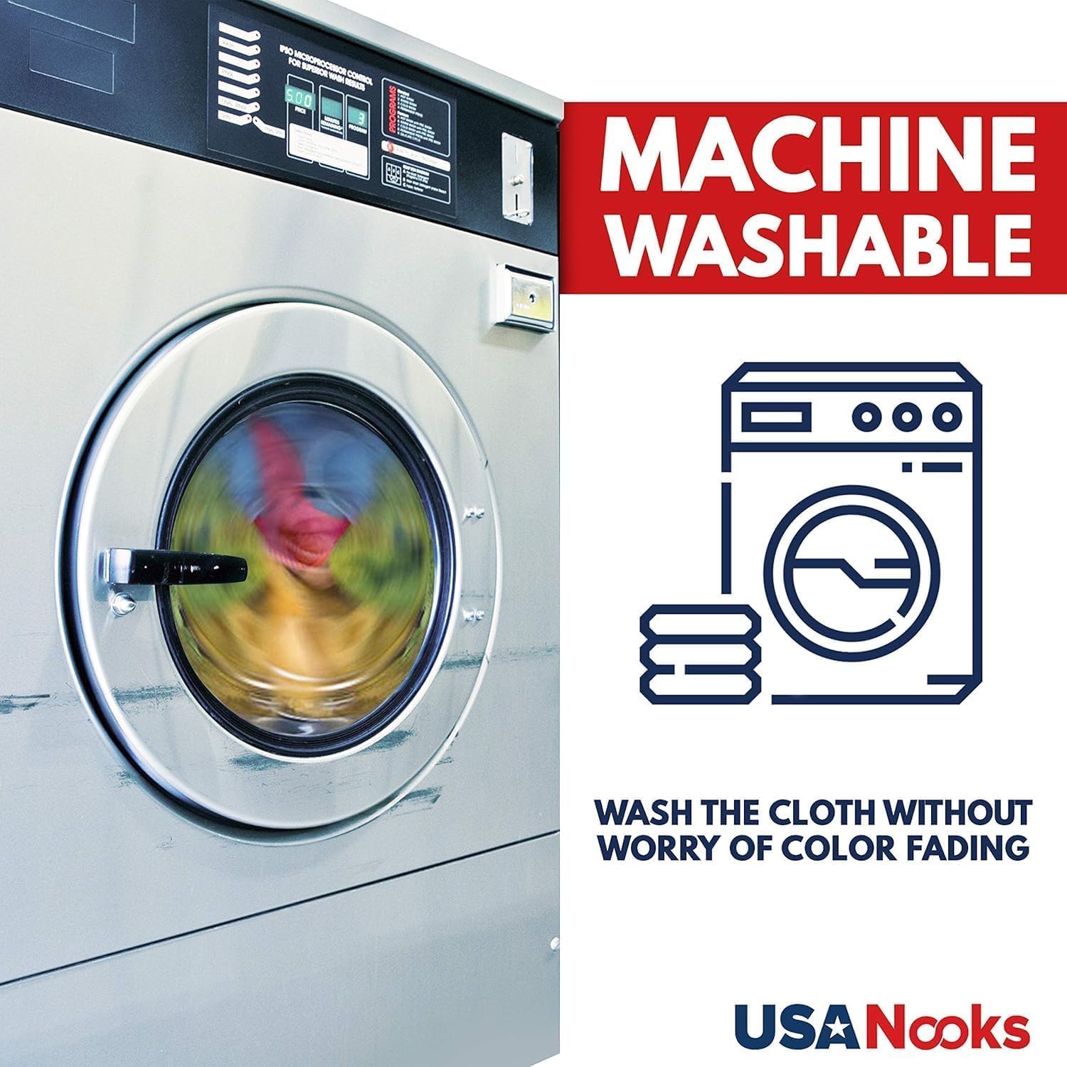 USANOOKS Microfiber Cleaning Cloth Grey - Image 8