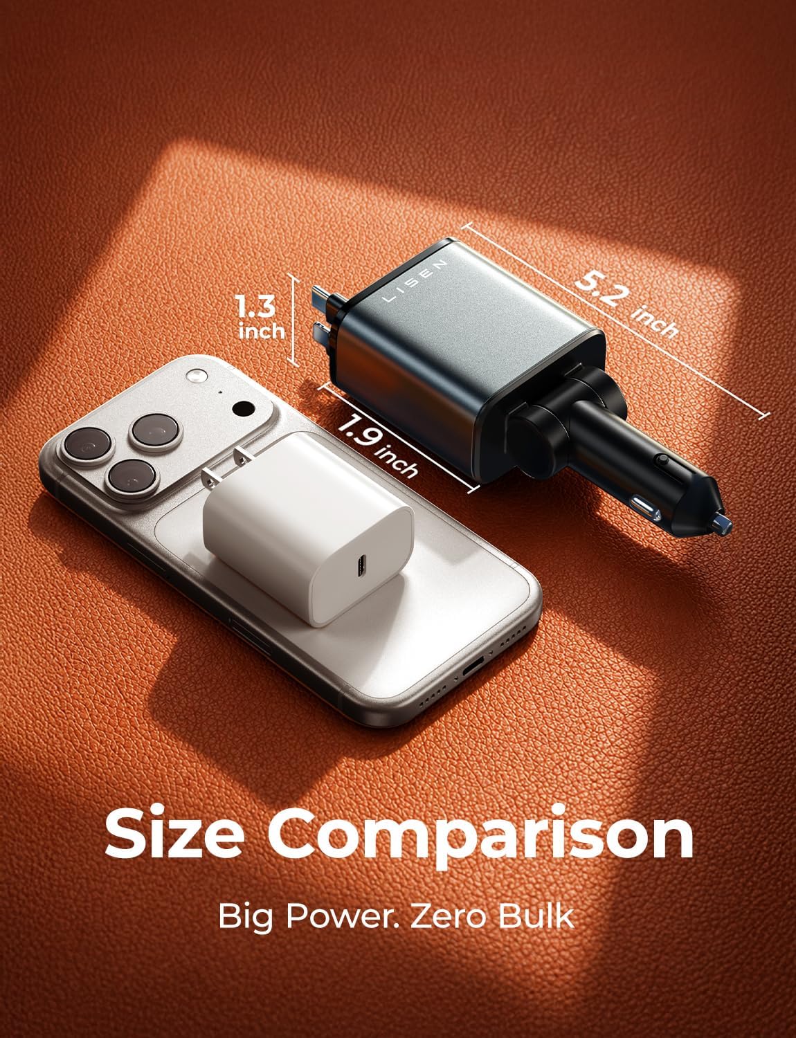 LISEN Retractable Car Charger - Image 9